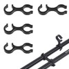 [MNWMNW] 杖ホルダー 4Pcs 8字型 アウトドア用品 登山用品 ダブルロッドバックルコネクター ABS樹脂 耐久性 ハード