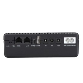 8800mAh UPS Battery Backup POE 15V 24V Port USB 5V 9V 12V Output Uninterruptible Power Supply Mini UPS 100‑240V US Plug