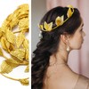 Hoypeyfiy 6Pcs Laurel Crown, Headpiece Gold Leaf, Roman Head Wreath