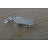New 1 Sterling Silver 3D Tiny 13x5mm Detailed Skateboard Skate