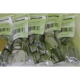 145P Tags 500 w/BONUS-50 PACK Telecom Grey Data & Power Cable Fiber ID 145PTags QTY 500 plus 50 with cord attached