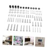 LALAFINA Tv Stand Mounting Screws Universal Mounting Kit Wall Screw