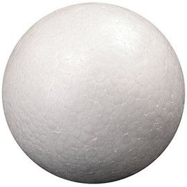 Darice 01311 1-Piece Dura Foam Ball for Craftwork, 4.5-Inch