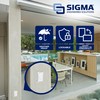 SIGMA ENGINEERED SOLUTIONS 16446WH Universal Metal Weatherproof Outdoor Electrical Outlet