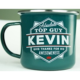 Top Guy Mugs Kevin Coffee Mugs, 1 Count (Pack of 1), Multicolor