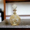 Les Trois Pyramides Gold perfume Bottle with 14 K Gold