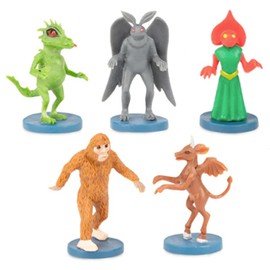 Archie McPhee Archie McPhee Corral of Cryptids Gag Gift C USA Monster Set w/Bigfoot, Mothman & More C Funny Stocking Stuffer for Cryptid Lovers & Fans of American Folklore