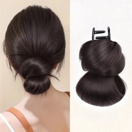 Low bun styling hair clip IT1003686 Brown Black ONE / 로우번 스타일링 헤어집게핀 IT1003686 브라운블랙ONE