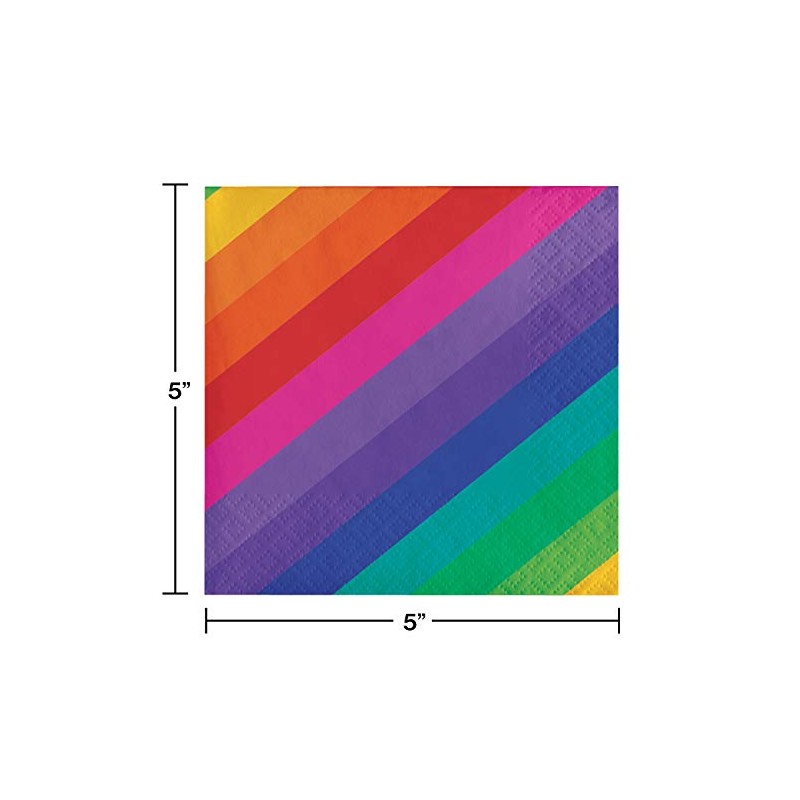 Creative Converting 655972 Napkins Tableware Items, 10", Multicolor