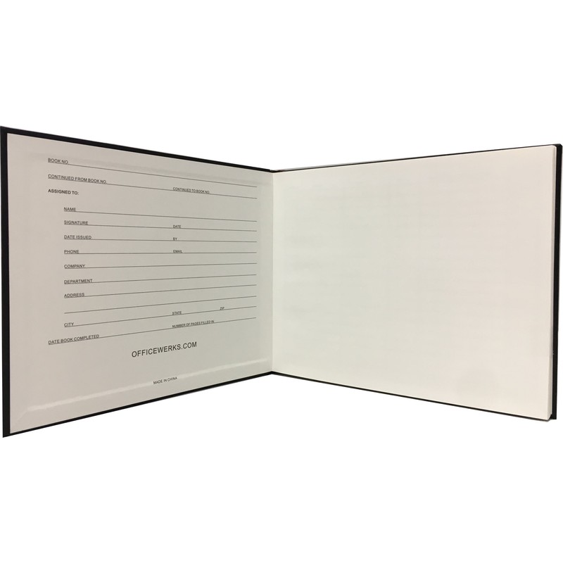 Officewerks Visitors Register & Guest Book, 120 Pages, 8 7/8"