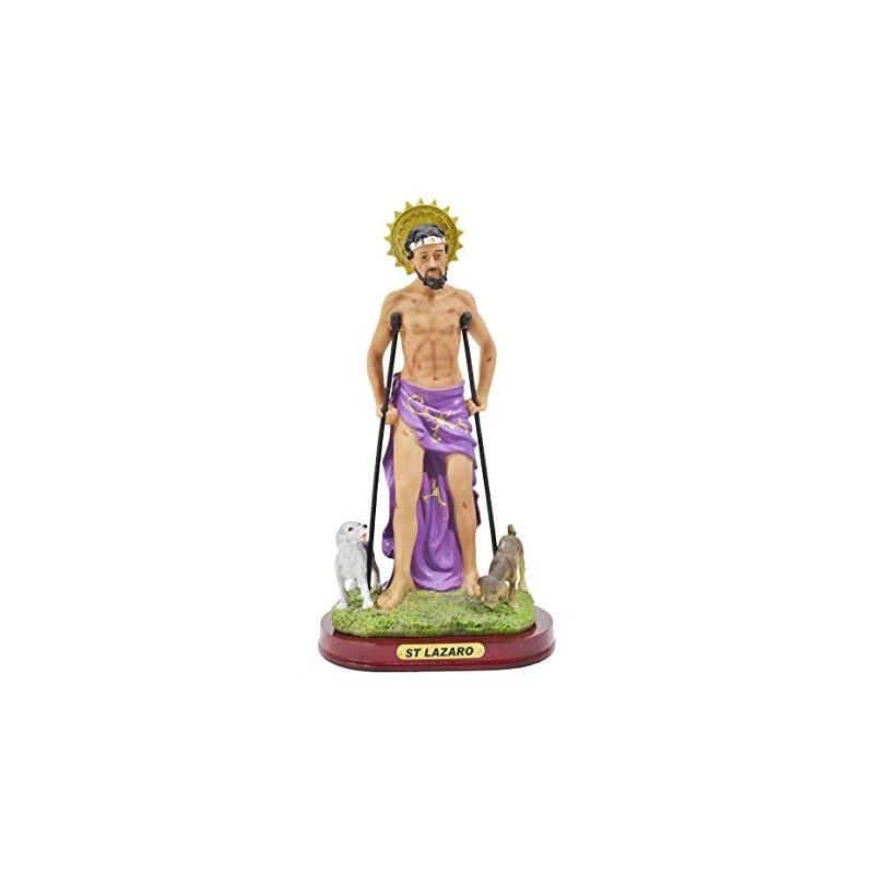 Santa Lazarus Estatua Saint St. Lazarus Statue Sculpture in Resin