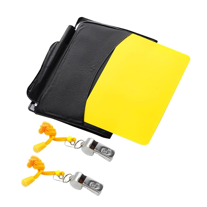 Kisangel Pcs Set Referee Kit Australia Soccer Referee Gear Cards