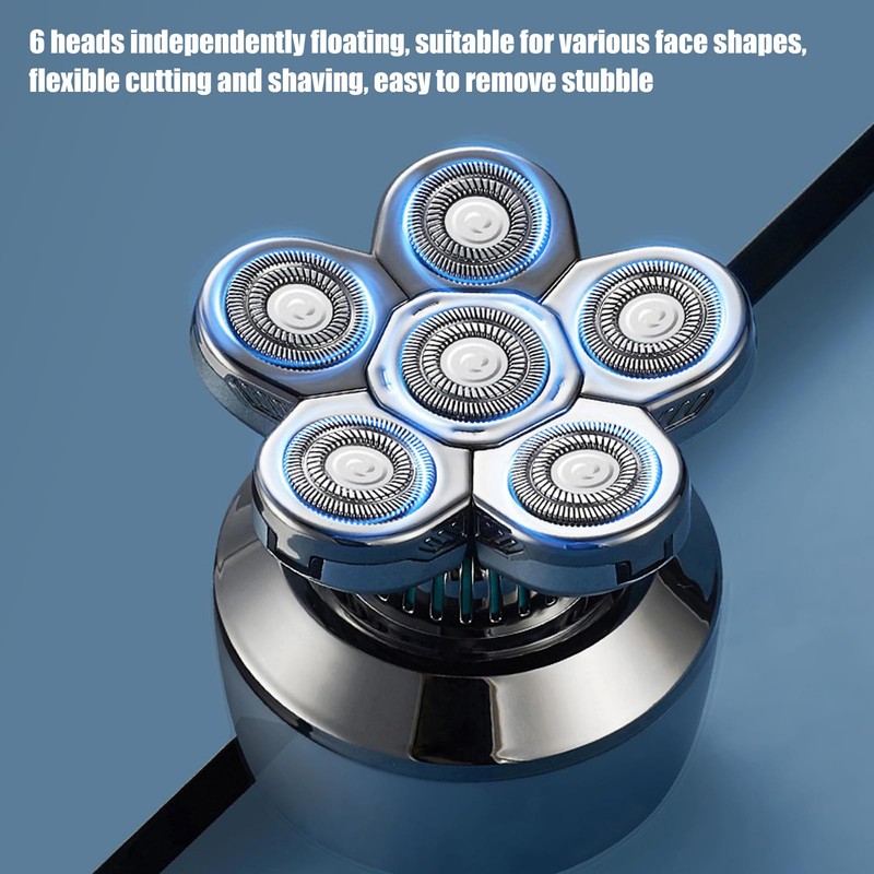 Head Shaver - Face Shaver,Cordless Device Waterproof Wet and Dry