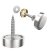Aopin Mirror Screw Cap, Decorative Screws Cover Fasteners for Sign/Advertising