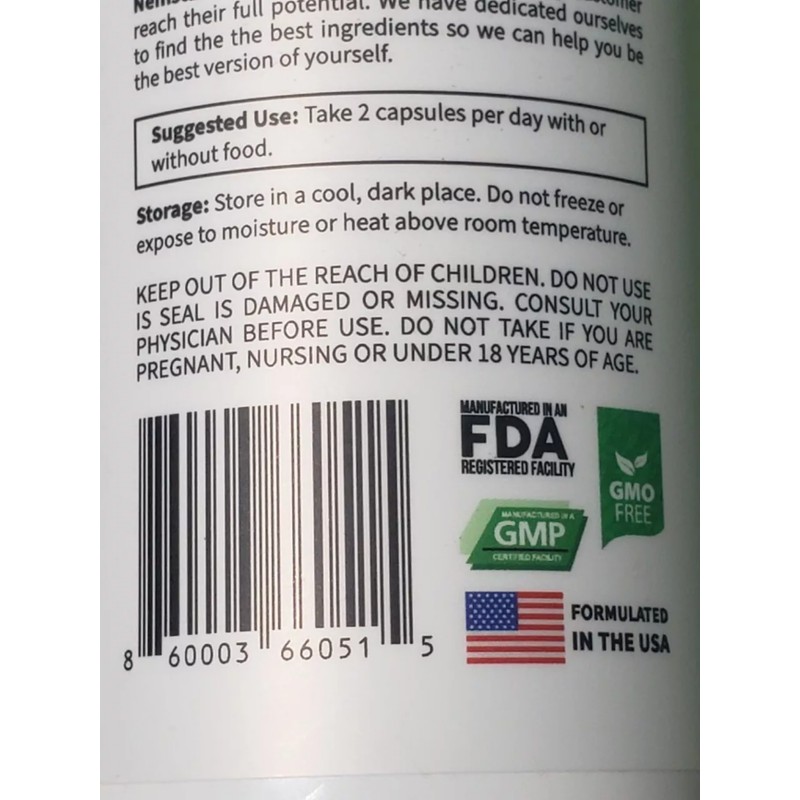NEMSTAR Naturals - IRISH SEA MOSS - 90 Capsules -