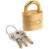 SOL-HARD SOL Cylinder Padlock NO.2500 30mm Keyed Alike