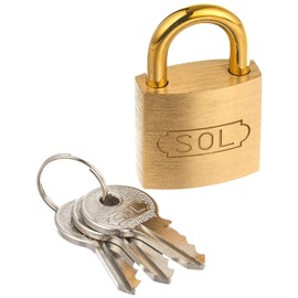 SOL-HARD SOL Cylinder Padlock NO.2500 30mm Keyed Alike