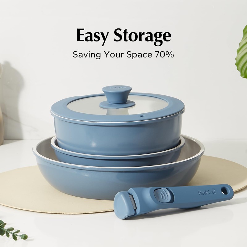 Redchef Removable Handle - Detachable Handle Cookware Replacement, Universal Pot