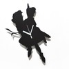 Peter Pan & Wendy Flying - Silhouette Wall Clock -