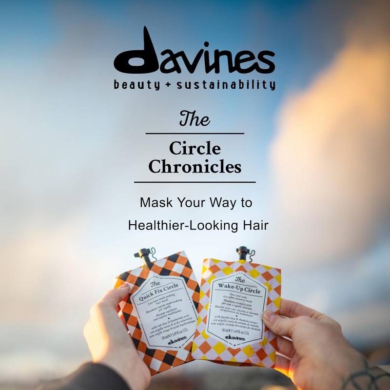 Davines The Spotlight Circle, Shine Enhancing Mask For Dull Hair,