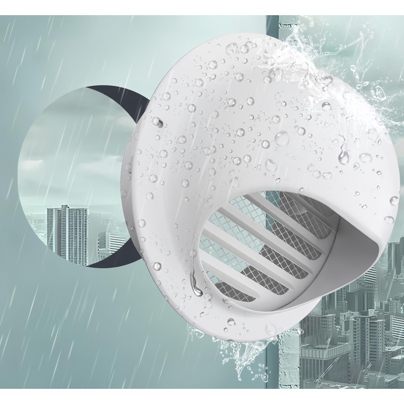4" Vent Round Cover, Stainless Steel Wall Round Vent Hole