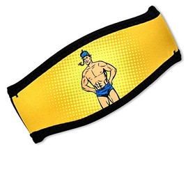 Flow Scuba Gear - Neoprene Cover for Dive and Snorkel Mask Strap (Mr. Scuba)