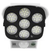 Solar LED Wall Light Simulated Camera Induction Lamp Remote Control