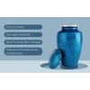 THE ASCENT MEMORIAL Forest Blue Adult Cremation Urn for Human