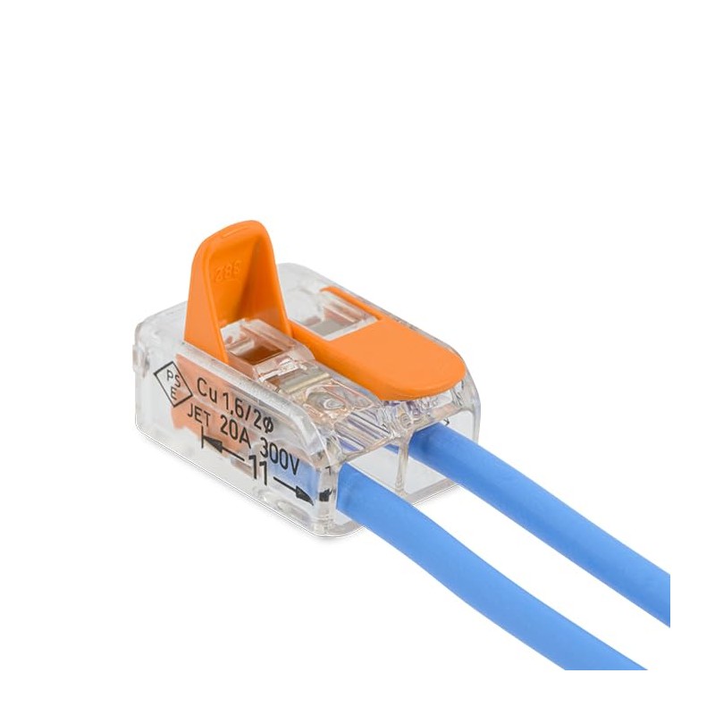 Wago - Blister pack of 40 automatic connection terminals, 2.3