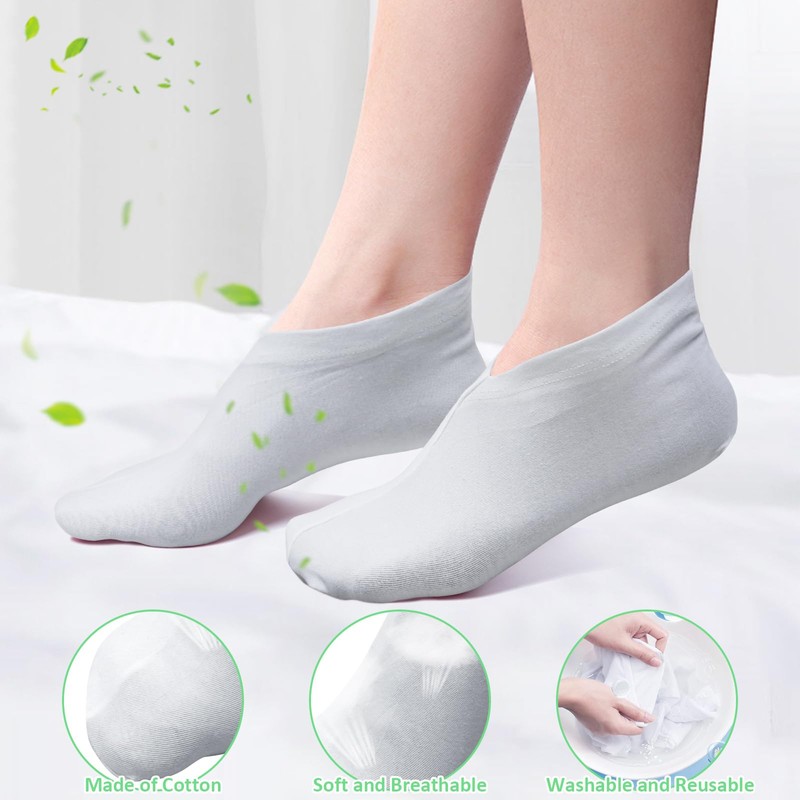 8 Pairs Moisturizing Socks Overnight, Lotion Socks for Dry Feet,