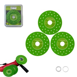 Diamond Chamfering Saw Blade for Angle Grinder,Rock Slab Grinding Disc,Glass Cutting Disc（3 Pieces） 4-1/2" X 7/8-inch Cutter, Cutting and Grinding Ceramics Glass Rock,Slab Crystals Tile and Jade