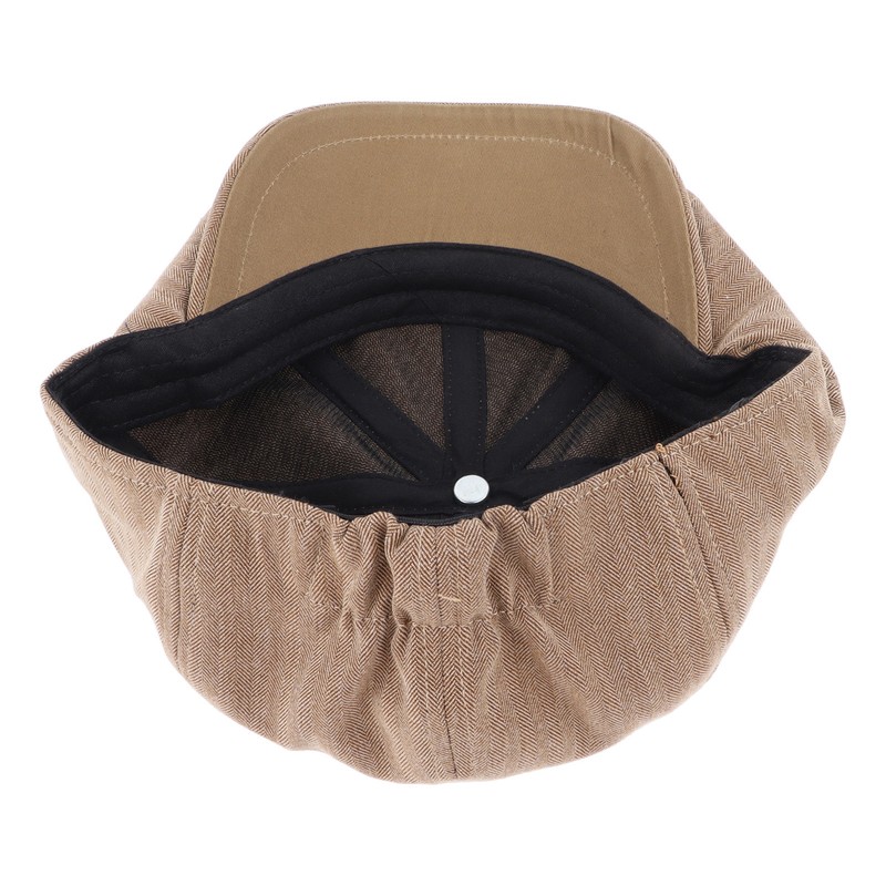 Men Newsboy Hat Vintage Style Soft Cotton Casual Octagonal Hats