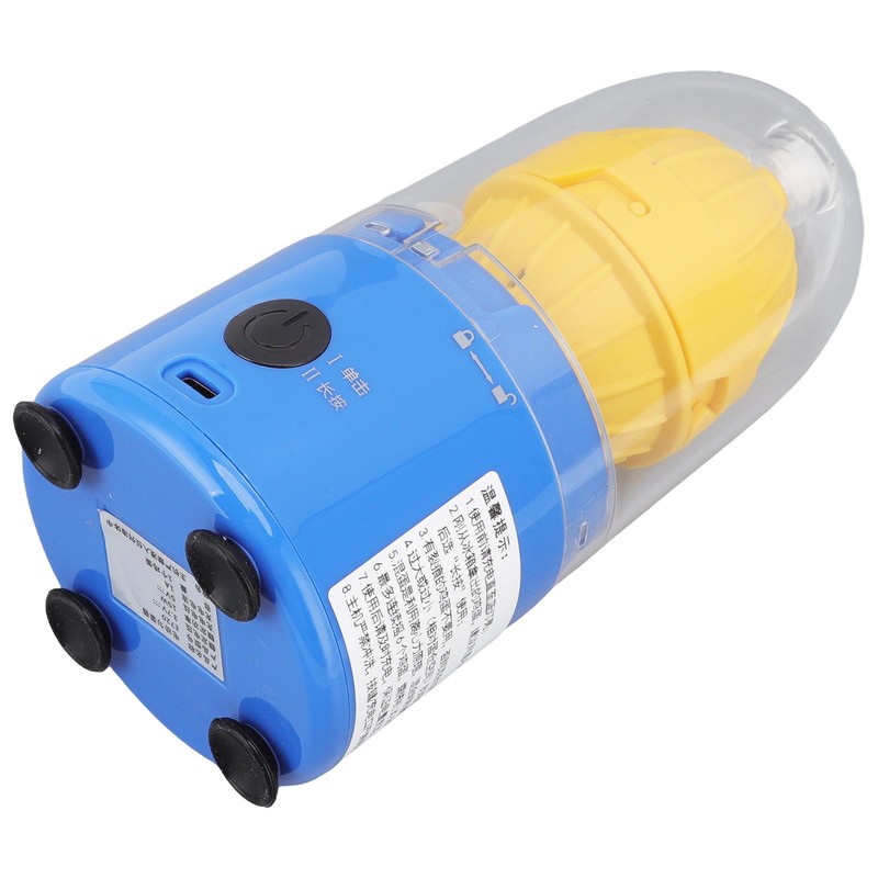 Egg Scrambler Blue Electric Food Grade Material Silicone Bottom Dishwasher