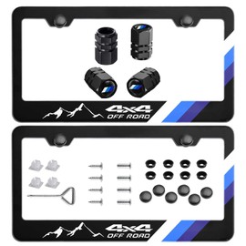 2 Pcs Fit for Toyota Car License Plate Frames, Compatible with Toyota Tacoma TRD Camry RAV4 4Runer Universal License Plate Car Accessories