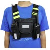 Radio Shoulder Holster Reflective Band Chest Harness Holder Vest Rig