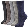 Heatuff - Calcetines de lana de invierno para mujer, cálidos,