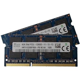Hynix Original 16GB (2 x 8GB), 204-pin SODIMM, DDR3 PC3L-12800, 1600MHz Memory Module
