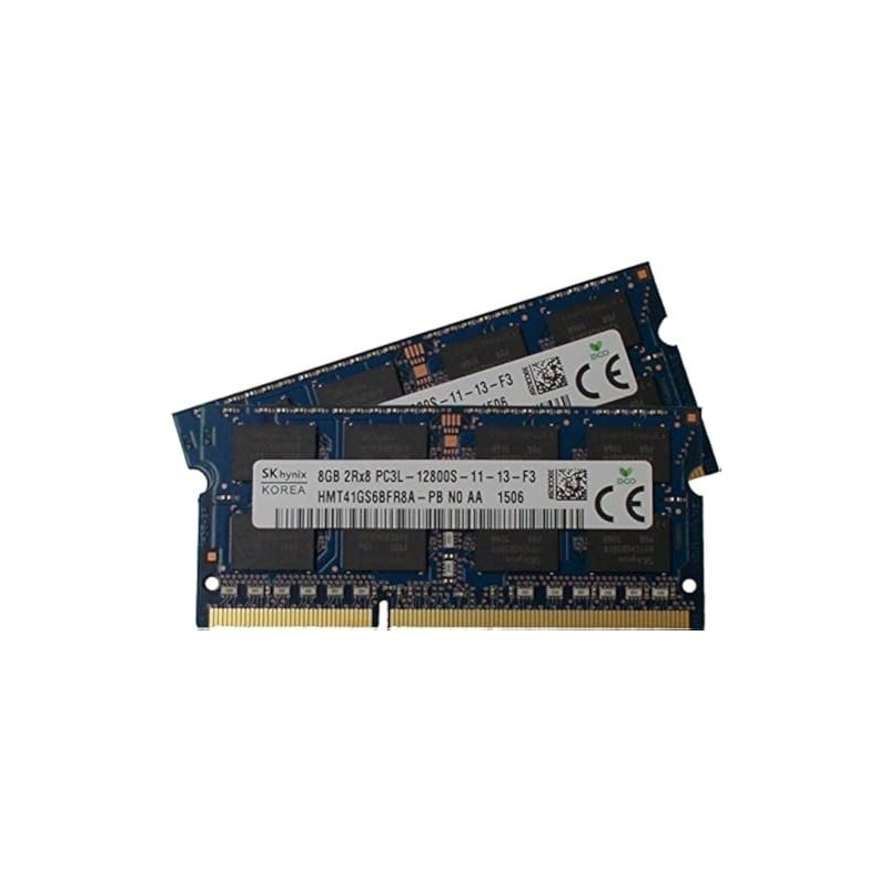 Hynix Original 16GB (2 x 8GB), 204-pin SODIMM, DDR3 PC3L-12800,