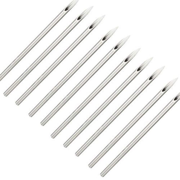 25 Sterilized Body Piercing Needles in 12 Gauge