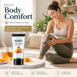 Bee Venom Body Cream for Daily Massage – Lightweight Moisturizing Lotion for Knees, Shoulders & Arms