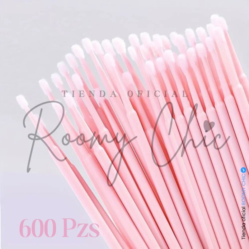 600 Microbrush Extensiones De Pestañas 2.5mm 2mm 1.5