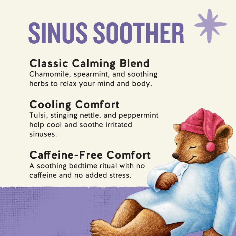 Celestial Seasonings Sleepytime Tea - Wellness Sinus Soother, Caffeine Free