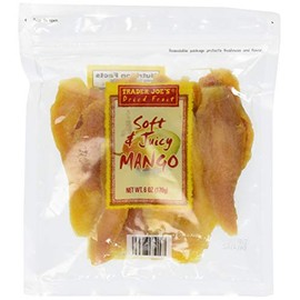 Trader Joe's Dried Fruit Soft & Juicy Mango,6 oz - PACK OF 3