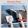 Zuxbolf 4 Stück Microfasertücher Glasreinigungstücher Carbontuch Fenster Auto 40x50cm Streifenfrei