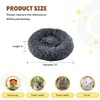 HeNdShe Guinea Pig Bed Soft Washable Donut-Shaped Burrowing Pet Bed