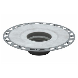 Schluter Kerdi-Drain PVC Flange Kit with 2-Inch Outlet - Provides Drainage Solutions for Tiled Showers - KD2/PVC/FL