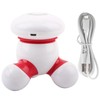 Electronic USB Handheld Mini Body Massager Gentle Vibration Massager with