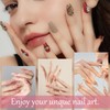 U-Shinein Nail Tips， Coffin Nail Tips，Guiding Line Nail Tips for