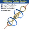 JOGFFDE 210pcs Fishing Barrel Swivel Rolling Barrel Bearing Fishing Swivel