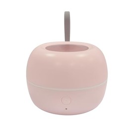 Zyntieu Portable Pacifier Sanitizer, UV Light Sanitizer Box, 99.99% Cleaned in 3 Minutes, 90 Disinfection Cycles, USB Rechargeable, Baby Pacifier Sanitizer On The Go (Large Pink)